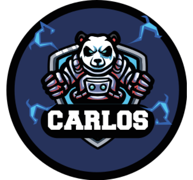 Pandaemblem med navn underlag øl - Tenstickers