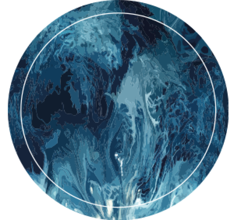 Abstrakt blå svirvelmønster underlag - Tenstickers