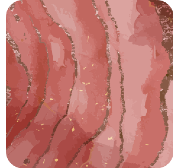 Abstract pink marble swirls underlag - Tenstickers