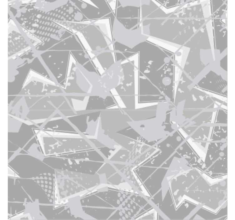 Abstrakt geometrisk mønster underlag - Tenstickers