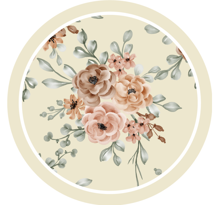 Floral eleganse mønster vintage underlag - Tenstickers