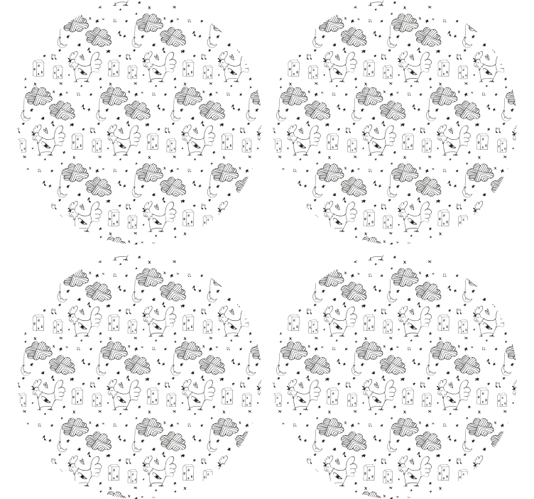 Underlag tilpasset sjarmerende gårdstilmotiv - Tenstickers