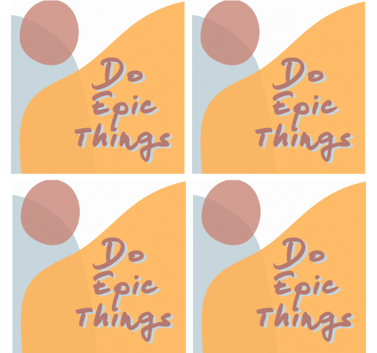 Gjør episke ting sitat design underlag sagn - Tenstickers