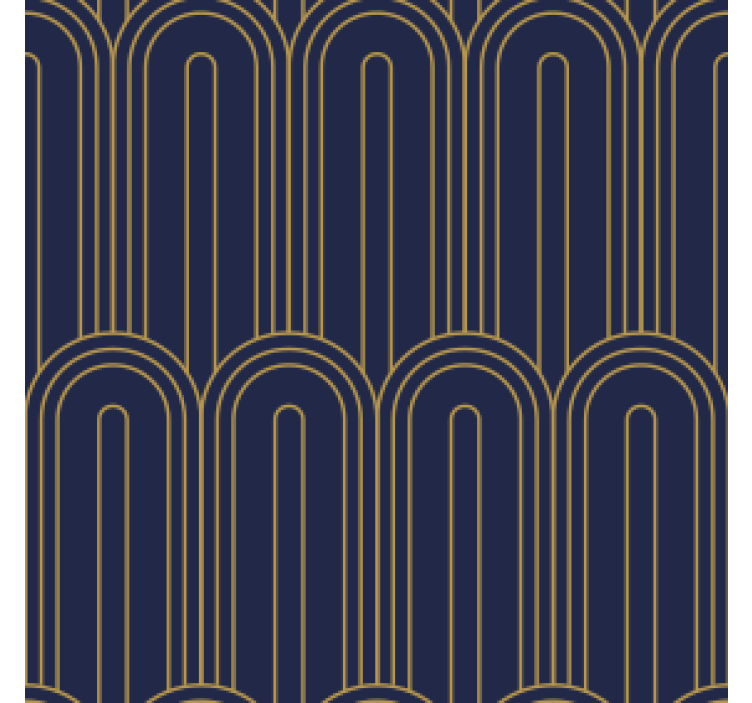 Kurvede linjer mønster underlag - Tenstickers