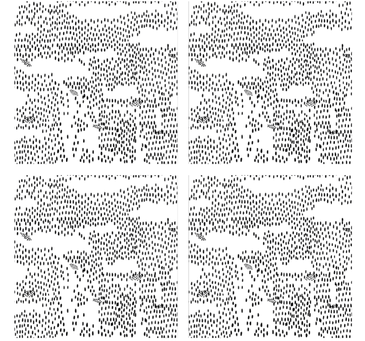 Abstrakt svart mønster underlag - Tenstickers