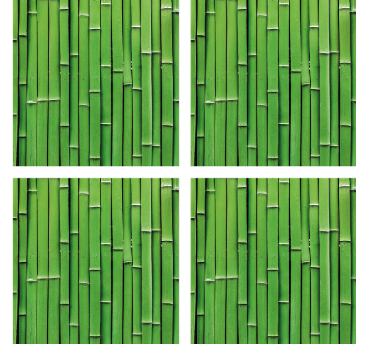 Bamboo texture pattern underlag - Tenstickers