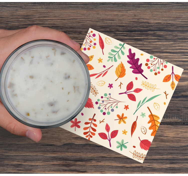 Høstløv underlag moderne - Tenstickers