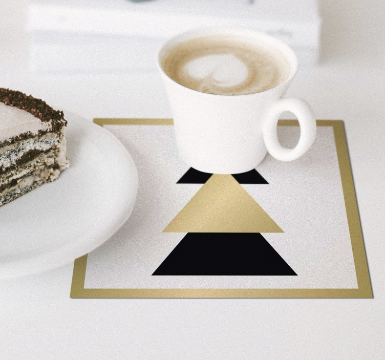 Jul elegant tre mønster drink coaster - Tenstickers