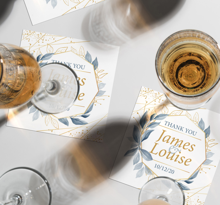 Tilpasset bryllupsgjestebaner - Tenstickers