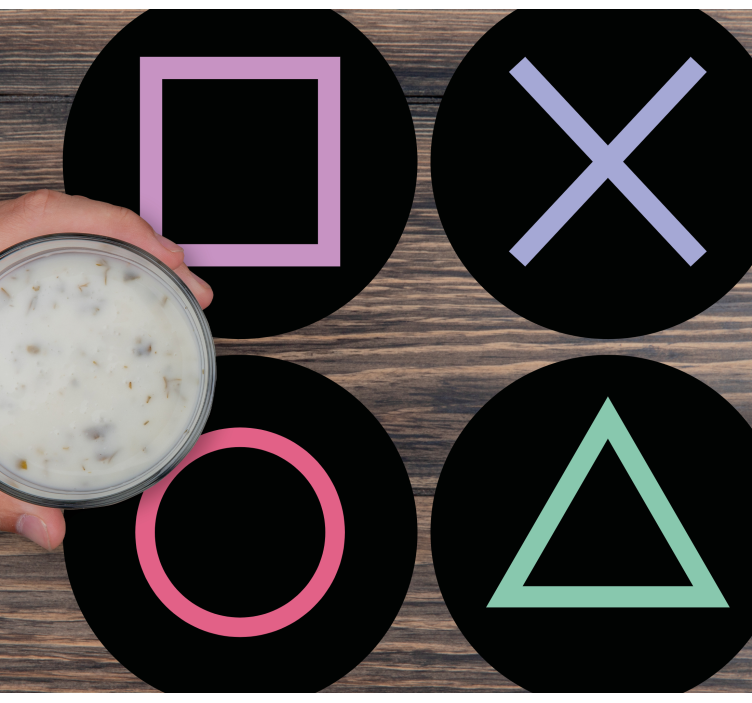 Playstation eksterne figurer moderne coasters - Tenstickers
