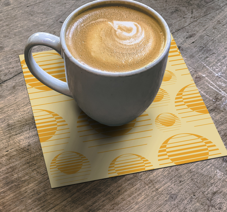 Retro solmønster vintage underlag - Tenstickers