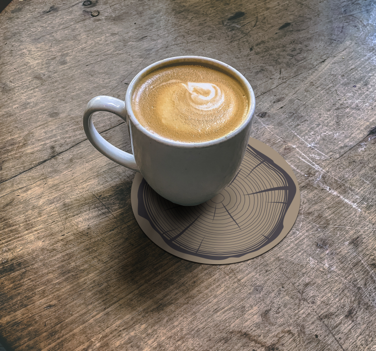 Trestamme vintage underlag - Tenstickers