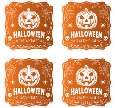 Halloween drink coaster - Tenstickers