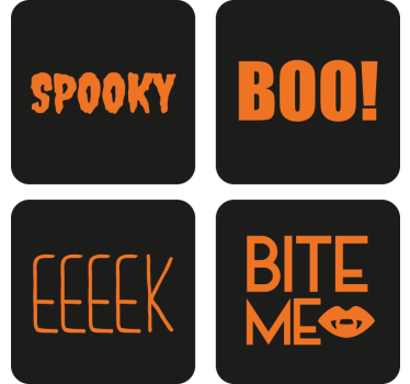Skummel halloween-dalbane - Tenstickers