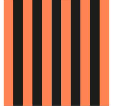 Halloween farger vertikale striper coasters - Tenstickers