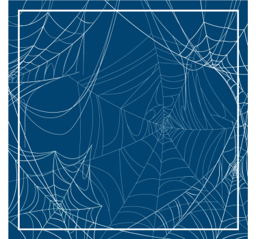 Intrikate nettmønster Halloween underlag - Tenstickers