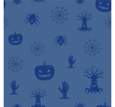 Halloween underlag med skumle skygger mønster - Tenstickers
