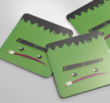 Frankenstein monster geek glassbrikke - Tenstickers
