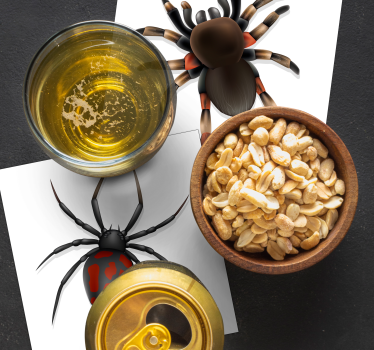 Realistisk edderkopp halloween-dalbane - Tenstickers