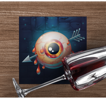 Skummelt øye halloween-dalbane - Tenstickers