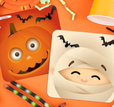 Søte barn halloween-dalbane - Tenstickers