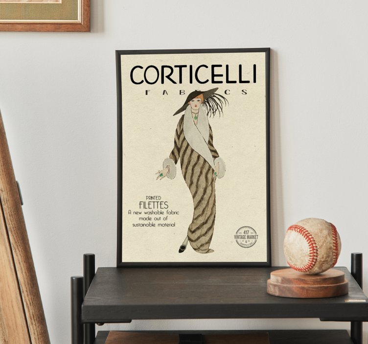 1920-tallsmote Art Déco-plakat - Tenstickers