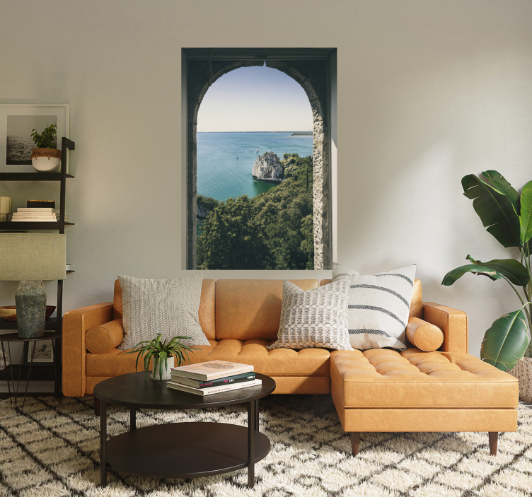 Landskap havutsikt plakat - Tenstickers