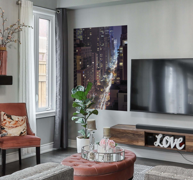 Plakat for bygninger i new york - Tenstickers