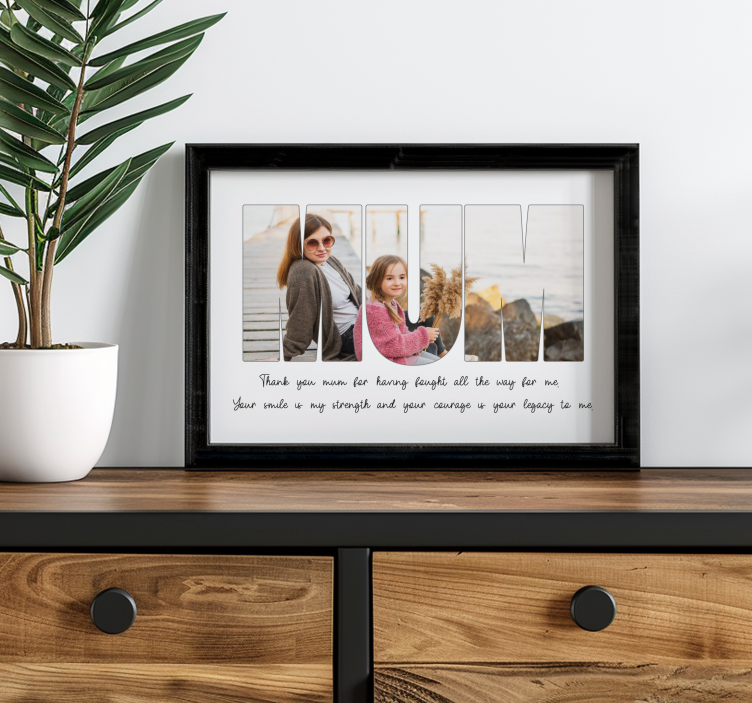 Takk mamma plakate stue - Tenstickers