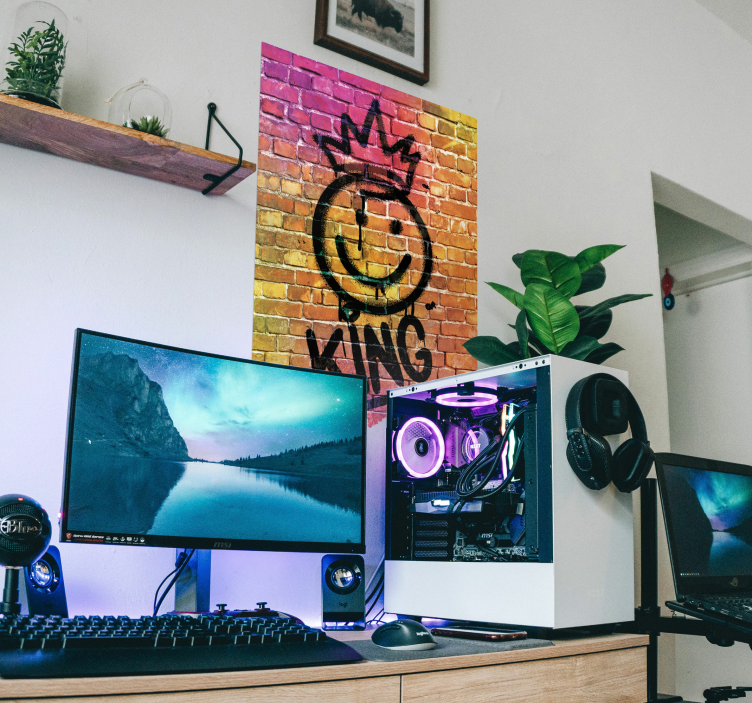 Urban gatekunst plakattrykk - Tenstickers