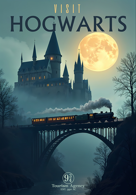 Besøk hogwarts Plakat tenåringer - Tenstickers
