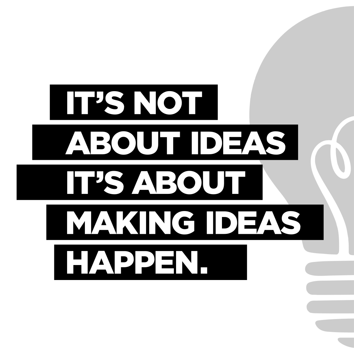 Ideer til inspirasjon kontor plakat - Tenstickers