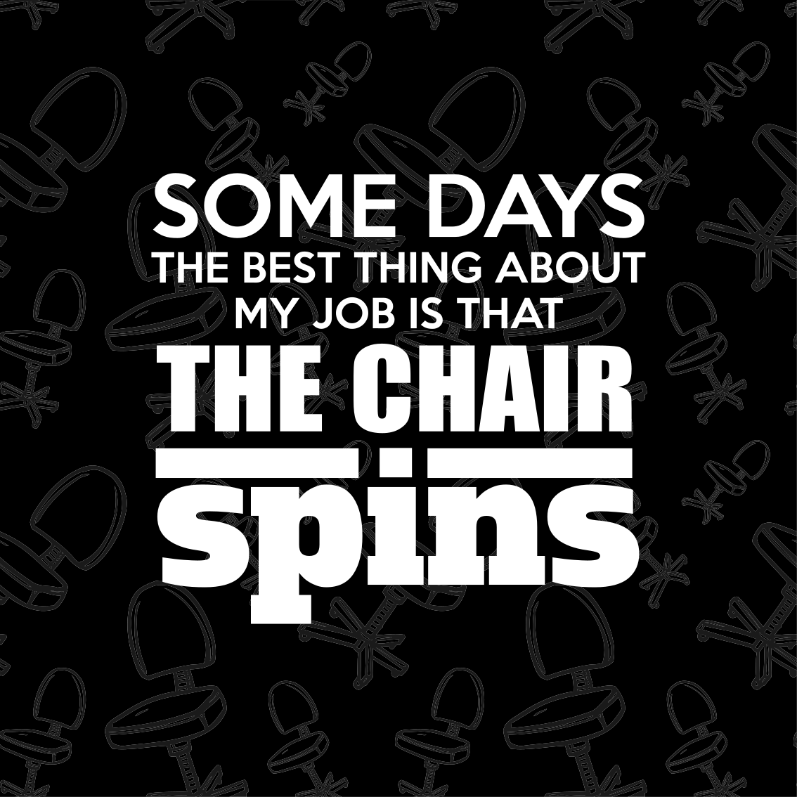 Morsom jobb sitat kontor plakat - Tenstickers