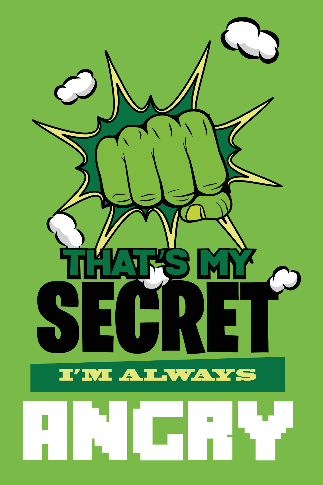 Plakat tenåringer jeg er alltid sint - Tenstickers