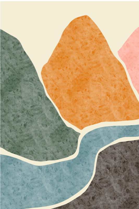 Plakate stue moderne abstrakt maleri - Tenstickers