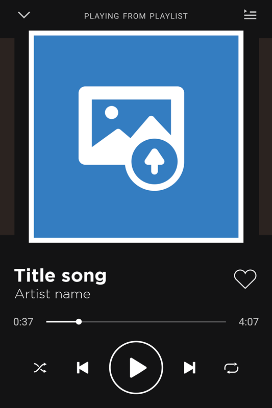 Spotify canvas plakater stue - Tenstickers