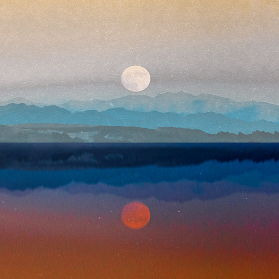 Plakate stue med vakkert måne-design - Tenstickers