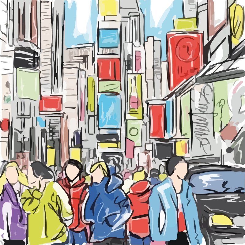 Moderne mennesker fra new york plakate stue - Tenstickers