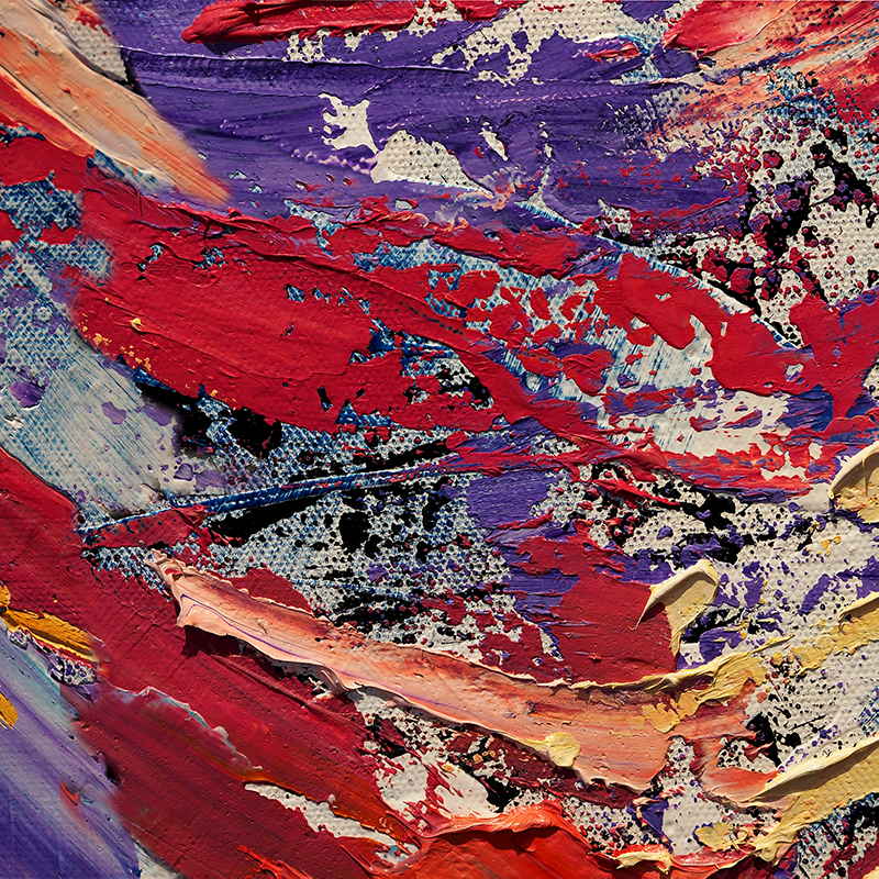 Fargerik maleri plakat stue - Tenstickers