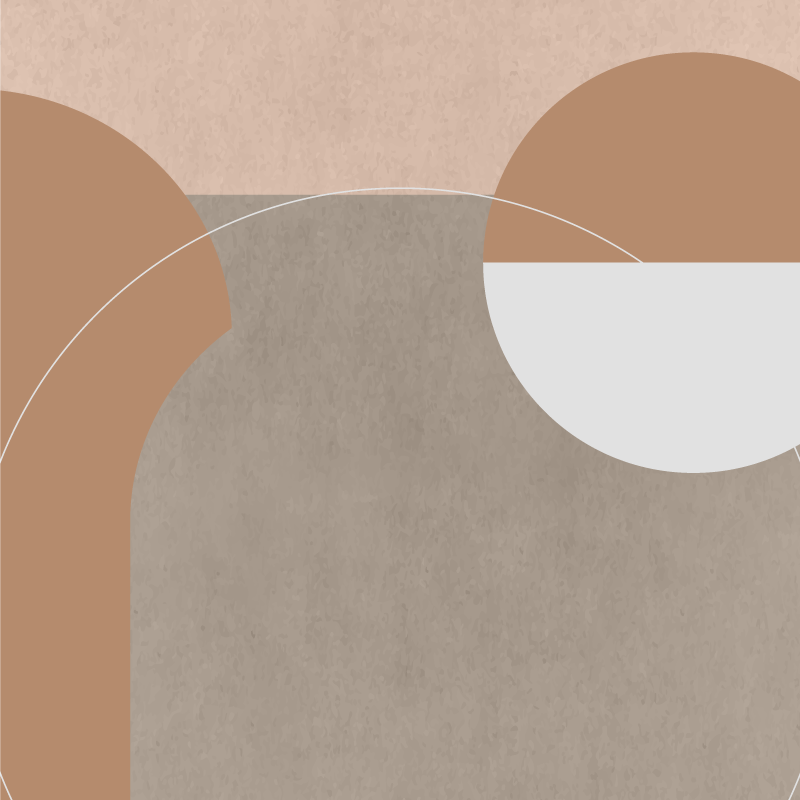 Plakate stue uregelmessig geometrisk stil - Tenstickers