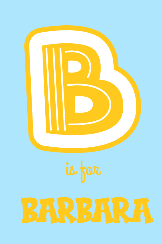 Plakat tenåringer med alfabetisk personalisering - Tenstickers