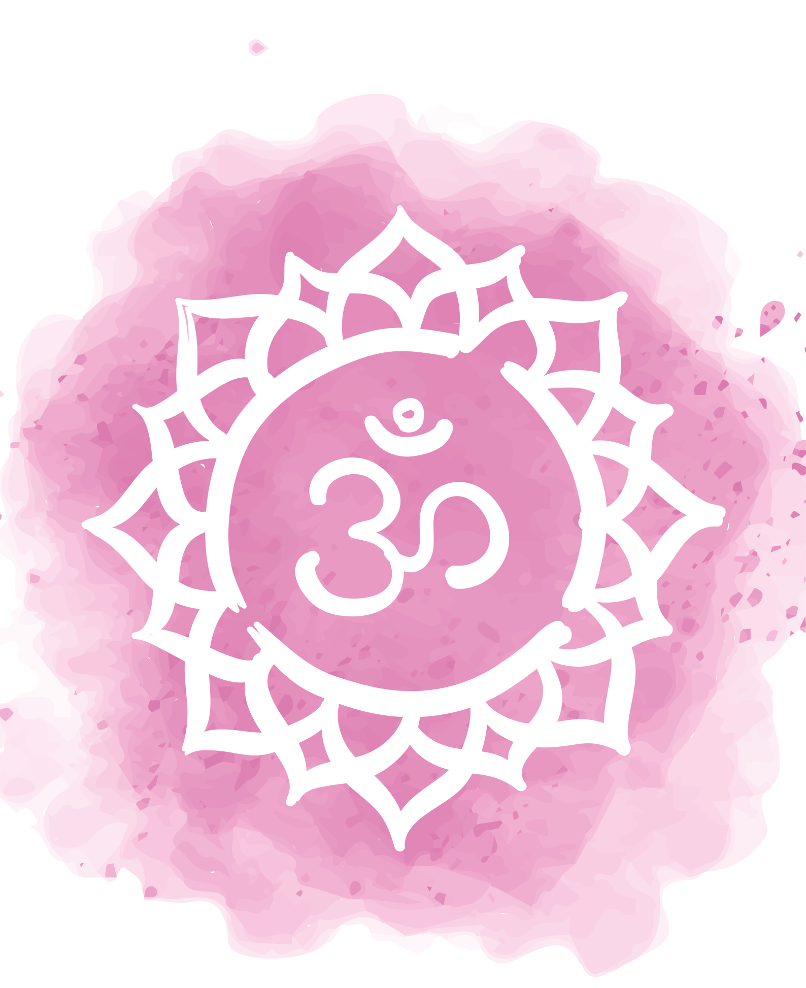 Zen plakat vakker kronechakra symbol - Tenstickers