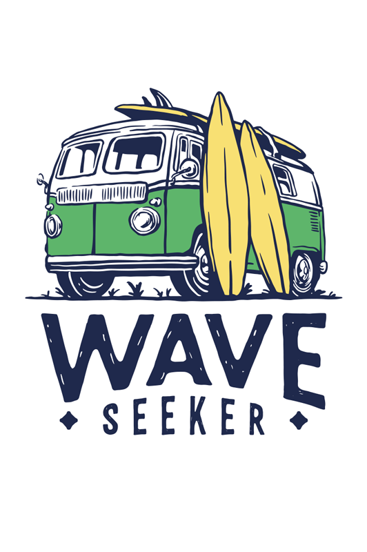 Sportsplakater surfing eventyr - Tenstickers
