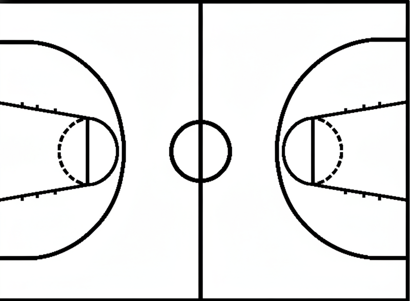 Sportsplakat med basketballtema dekorativ vinyl - Tenstickers
