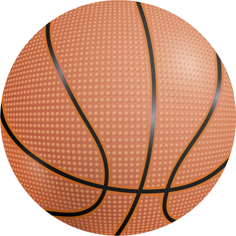 Sportsplakat med basketballtema vinylmatte - Tenstickers
