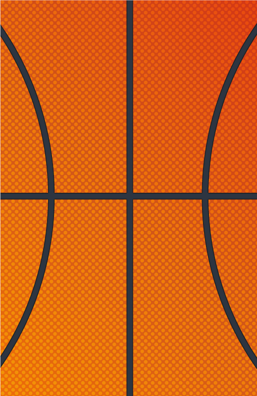Sportsplakat med basketballtema i norsk stil - Tenstickers