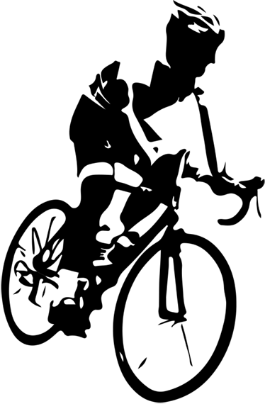Sykkelplakat vinilo for mountain bike - Tenstickers