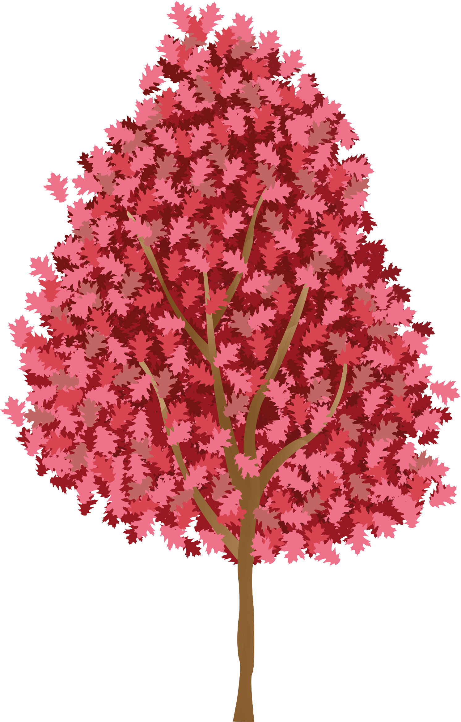 Tre plakat med rosa blomster - Tenstickers