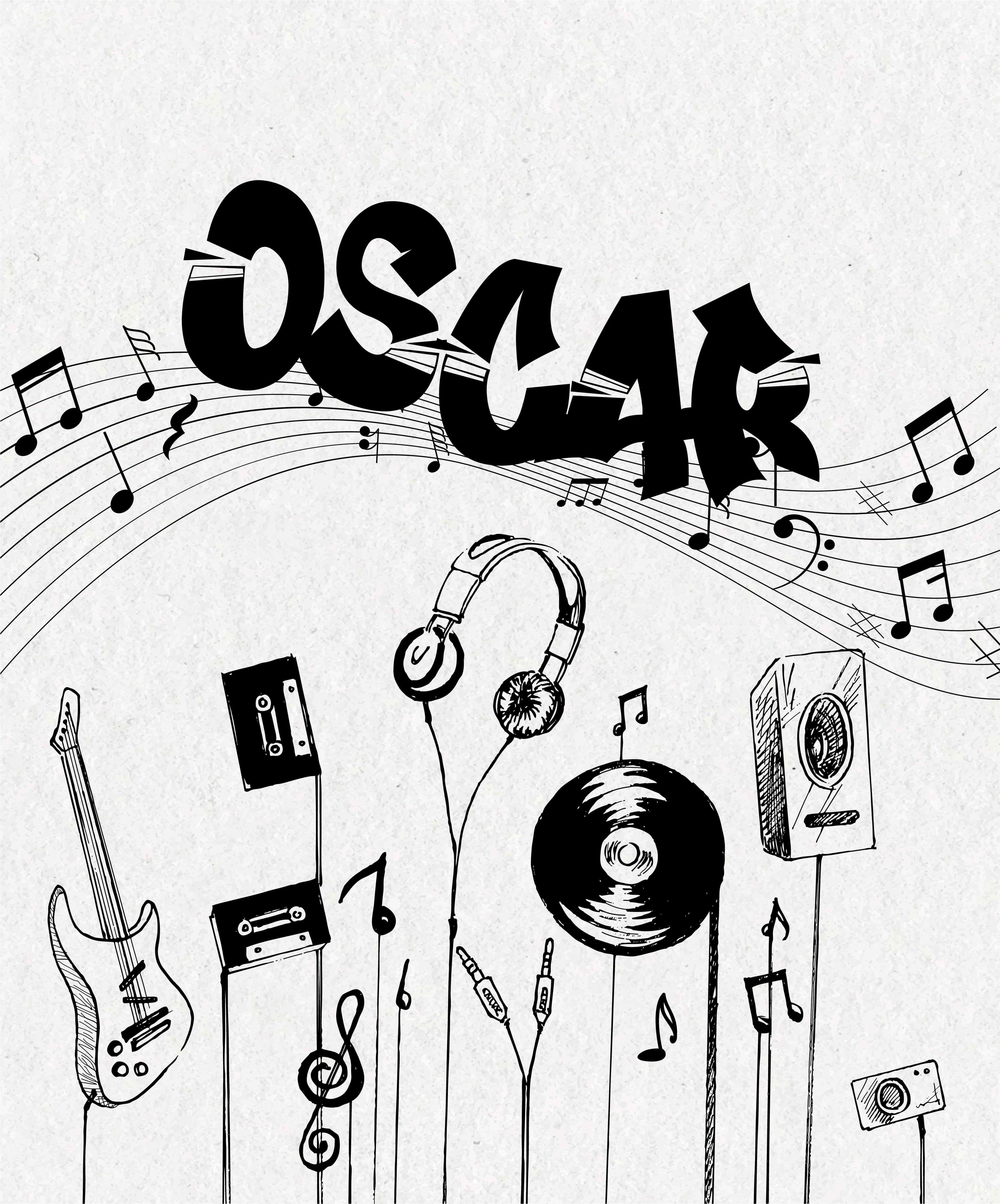 Musikalsk plakat med personlig preg - Tenstickers