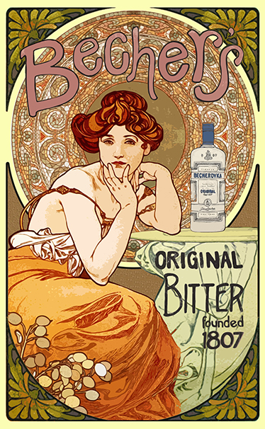 Vintage plakat moderne dekorativ plakat - Tenstickers